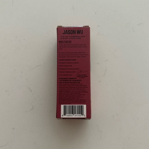 Jason Wu Beauty Hot Fluff Lipstick - 13/Strawberries & Cream - NWB - Picture 5 of 9